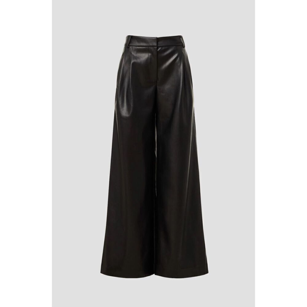 Saunders x RTR Black Faux Leather Pants